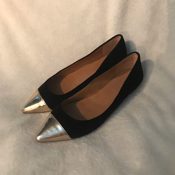J. Crew Shoes - J Crew EUC velvet ballet flats